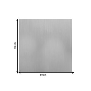 Επιφάνεια τραπεζιού Tredial pakoworld τ.Werzalit μπεζ 80x80εκ-310-000009