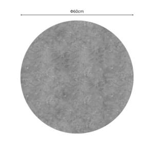 Επιφάνεια τραπεζιού Fenzo pakoworld τ.Werzalit γκρι μαρμάρου Φ60εκ-310-000010