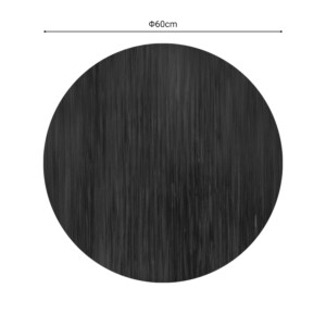 Επιφάνεια τραπεζιού Jedre pakoworld τ.Werzalit καρυδί Φ60εκ-310-000013