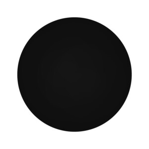 Επιφάνεια τραπεζιού Senlo pakoworld τ.Werzalit μαύρο Φ60εκ-310-000017