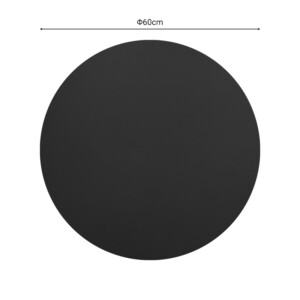 Επιφάνεια τραπεζιού Sensie pakoworld τ.Werzalit ανθρακί Φ60εκ-310-000018