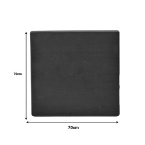 Επιφάνεια τραπεζιού Bello pakoworld τ.Werzalit wenge 70x70εκ-310-000041