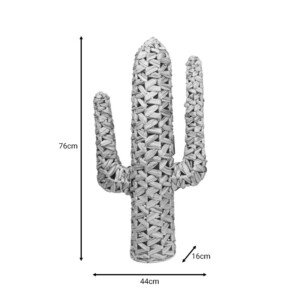 Διακοσμητικό Wanzo Inart ψάθινο φυσικό 44x16x76εκ-313-000010