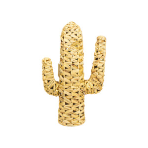 Διακοσμητικό Wanzo Inart ψάθινο φυσικό 31x15x54εκ-313-000011