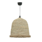 Φωτιστικό οροφής Nolie Inart ψάθινο φυσικό Φ40x99εκ-313-000030