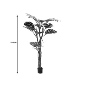 Διακοσμητικό φυτό σε γλάστρα Monstera III Inart πράσινο pp Υ180εκ-316-000006