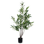 Διακοσμητικό φυτό Olive tree σε γλάστρα Inart πράσινο pp Υ120εκ-316-000016