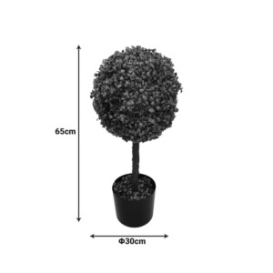 Διακοσμητικό φυτό Bolla I σε γλάστρα Inart πράσινο pp Φ30x65εκ-316-000040