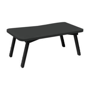 Τραπεζάκι για Laptop Rahe pakoworld ανθρακί μελαμίνης-μαύρο μέταλλο 60x35x23εκ-321-000045