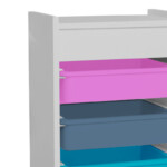 Συρταριέρα με καλάθια Toyli pakoworld πολύχρωμο 45x30x78εκ-321-000131