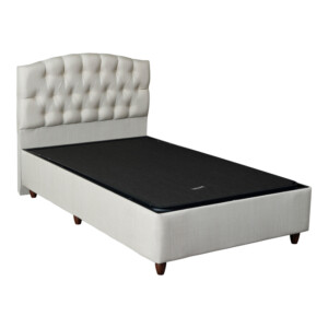 Κρεβάτι Lanse I pakoworld σε κρεμ απόχρωση 120x200εκ-322-000025