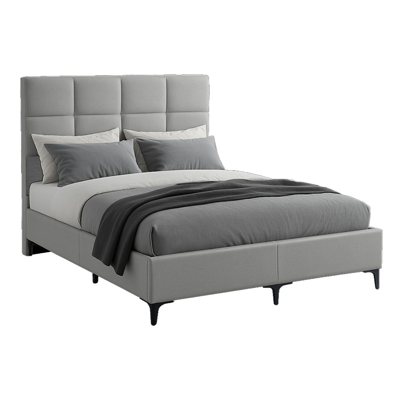 Κρεβάτι Melei pakoworld ύφασμα σε γκρι απόχρωση 160x200εκ-323-000023 Κρεβάτι Melei pakoworld ύφασμα σε γκρι απόχρωση 160x200εκ-323-000023