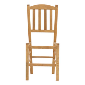 Καρέκλα καφενείου Σύρος pakoworld μασίφ ξύλο οξιάς λούστρο καρυδί 41x42x92εκ-325-000006