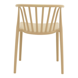 Πολυθρόνα Zelma pakoworld pp σε ανοιχτή απόχρωση cappuccino 55x53x73εκ-326-000025