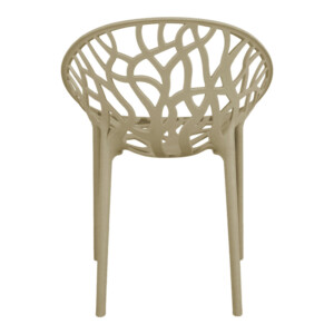 Πολυθρόνα Daren pakoworld pp σε cappuccino απόχρωση 59x60x79