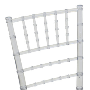 Καρέκλα Tiffany pakoworld με μαξιλάρι διάφανο pc 38x38.5x88εκ-326-000039