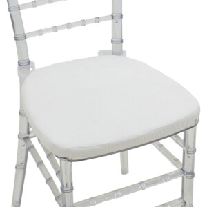 Καρέκλα Tiffany pakoworld με μαξιλάρι διάφανο pc 38x38.5x88εκ-326-000039