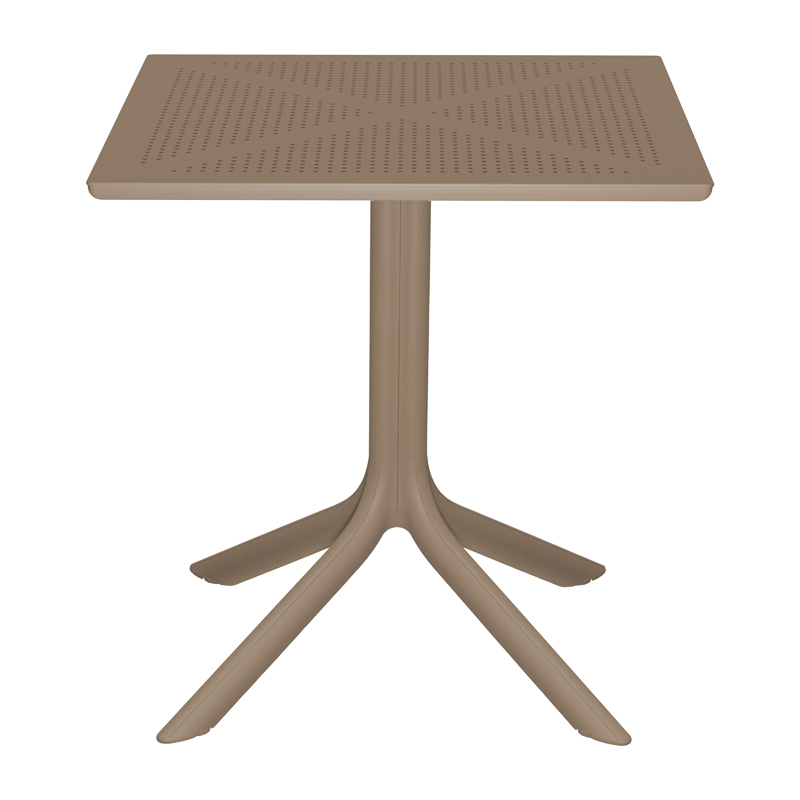 Τραπέζι Groovy pakoworld pp διατρητο cappuccino 60x60x76εκ-326-000057 Τραπέζι Groovy pakoworld pp διατρητο cappuccino 60x60x76εκ-326-000057