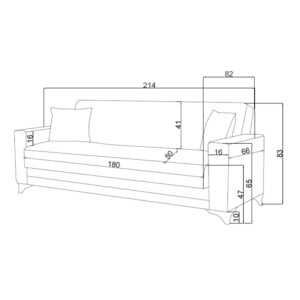 Σετ σαλονιού 2τεμ Vox pakoworld ύφασμα σε ανοιχτή γκρι απόχρωση-328-000034