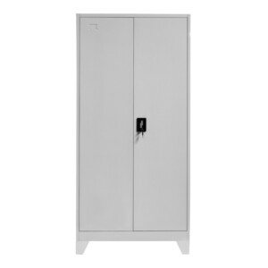 Μεταλλική ντουλάπα Ugren pakoworld σε απόχρωση ανοιχτό γκρι 90x40x190εκ-329-000006