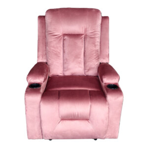 Πολυθρόνα relax Gessel pakoworld βελούδο σάπιο μήλο 80x90x98εκ-331-000007