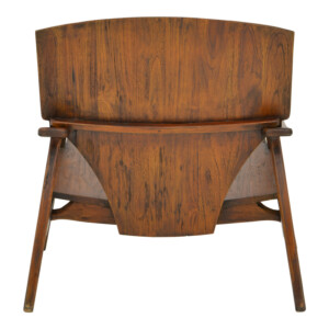 Πολυθρόνα Brazin pakoworld καρυδί teak ξύλο 72x71x77εκ-335-000002