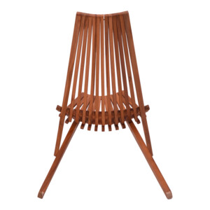 Πολυθρόνα Phoenox pakoworld πτυσσόμενη φυσικό teak ξύλο 101x63x80εκ-335-000005