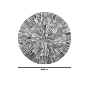 Διακοσμητικό τοίχου Wargrene pakoworld φυσικό drift ξύλο Φ60x6εκ-336-000016