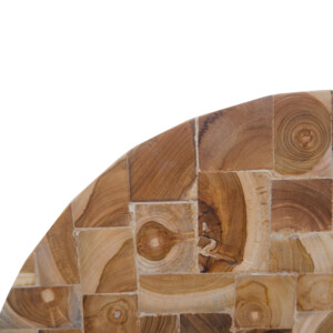 Διακοσμητικό τοίχου Sorendine pakoworld φυσικό ξύλο Φ60x4εκ-336-000018