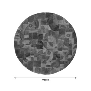 Διακοσμητικό τοίχου Sorendine pakoworld φυσικό ξύλο Φ60x4εκ-336-000018