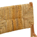 Καρέκλα Refane pakoworld σκελετός teak ξύλο με ψάθα σε φυσική απόχρωση 50x58x85εκ-336-000026