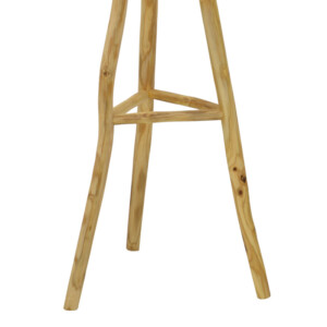 Φωτιστικό δαπέδου Kitren Inart ξύλο σε φυσική απόχρωση Φ23x130εκ-337-000025