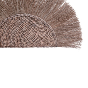 Διακοσμητικό τοίχου Nairone Inart seagrass-abaca σε φυσικό χρώμα 85x105x10εκ-339-000041