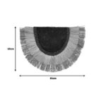 Διακοσμητικό τοίχου Pedrine Inart seagrass-abaca σε φυσικό χρώμα 85x60x6εκ-339-000042