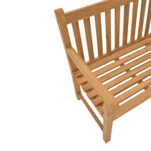 Καναπές Nat pakoworld teak ξύλο σε φυσική απόχρωση 120x57x96εκ-340-000018