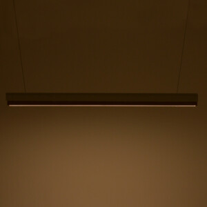 Φωτιστικό οροφής Rafmole pakoworld Led λευκό μέταλλο-ξύλο 120x7.5εκ-342-000060