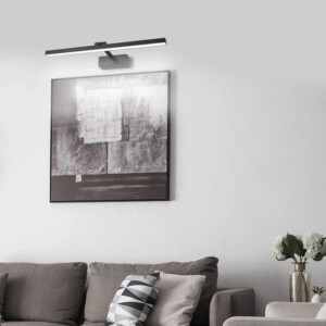 Φωτιστικό τοίχου-απλίκα Debiwen pakoworld led μέταλλο μαύρο 60x10x6εκ-342-000108