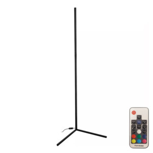 Φωτιστικό δαπέδου Nanek pakoworld led μέταλλο μαύρο 30x30x120εκ-342-000110