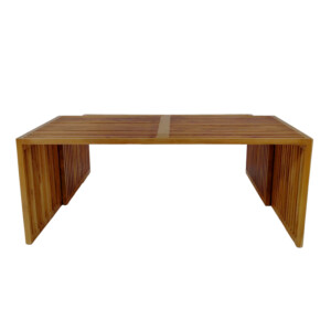 Τραπέζι Tinnie pakoworld σετ 2τεμ teak ξύλο σε φυσική απόχρωση-343-000027