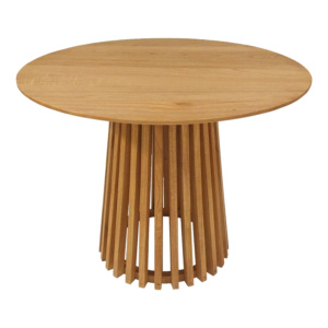 Τραπεζαρία Elaiza-Kenda I pakoworld σετ 3τεμ σε φυσική-μπεζ απόχρωση Φ80x75εκ-343-000052