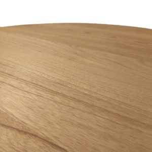 Τραπεζαρία Elaiza-Kenda I pakoworld σετ 3τεμ σε φυσική-μπεζ απόχρωση Φ80x75εκ-343-000052