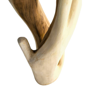 Καλόγερος Joint pakoworld suar ξύλο σε φυσική απόχρωση 30x30x200εκ-343-000091