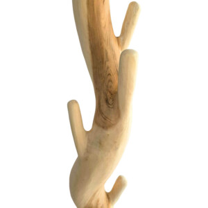 Καλόγερος Renzo pakoworld suar ξύλο σε φυσική απόχρωση 30x30x200εκ-343-000092