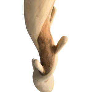 Καλόγερος Renzo pakoworld suar ξύλο σε φυσική απόχρωση 30x30x200εκ-343-000092