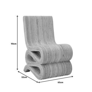 Πολυθρόνα Favorsy pakoworld rattan σε φυσική απόχρωση 65x52x90εκ-344-000011