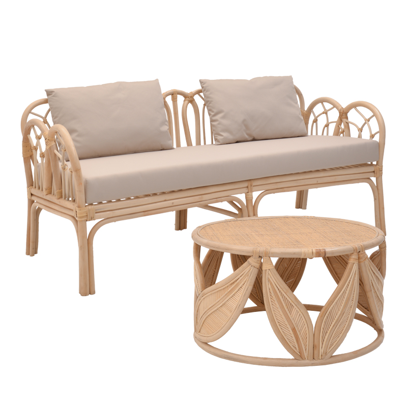 Σαλόνι Ytrone-Siderty pakoworld σετ 2τεμ rattan σε φυσική απόχρωση-344-000015 Σαλόνι Ytrone-Siderty pakoworld σετ 2τεμ rattan σε φυσική απόχρωση-344-000015