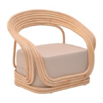 Σαλόνι Radictive-Siderty pakoworld σετ 3τεμ rattan σε φυσική απόχρωση-344-000016