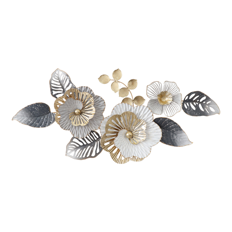 Διακοσμητικό τοίχου Nelie Inart μέταλλο σε χρυσή-λευκή απόχρωση 104.5x48x7εκ-345-000016 Διακοσμητικό τοίχου Nelie Inart μέταλλο σε χρυσή-λευκή απόχρωση 104.5x48x7εκ-345-000016