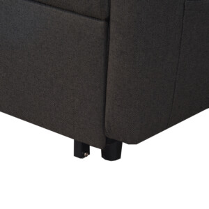 Καναπές-κρεβάτι Jursy pakoworld ανθρακί ύφασμα 170x91x90εκ-347-000001