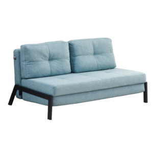 Καναπές-κρεβάτι Hafrene pakoworld ύφασμα σε πετρόλ απόχρωση 151x94x71εκ-347-000018